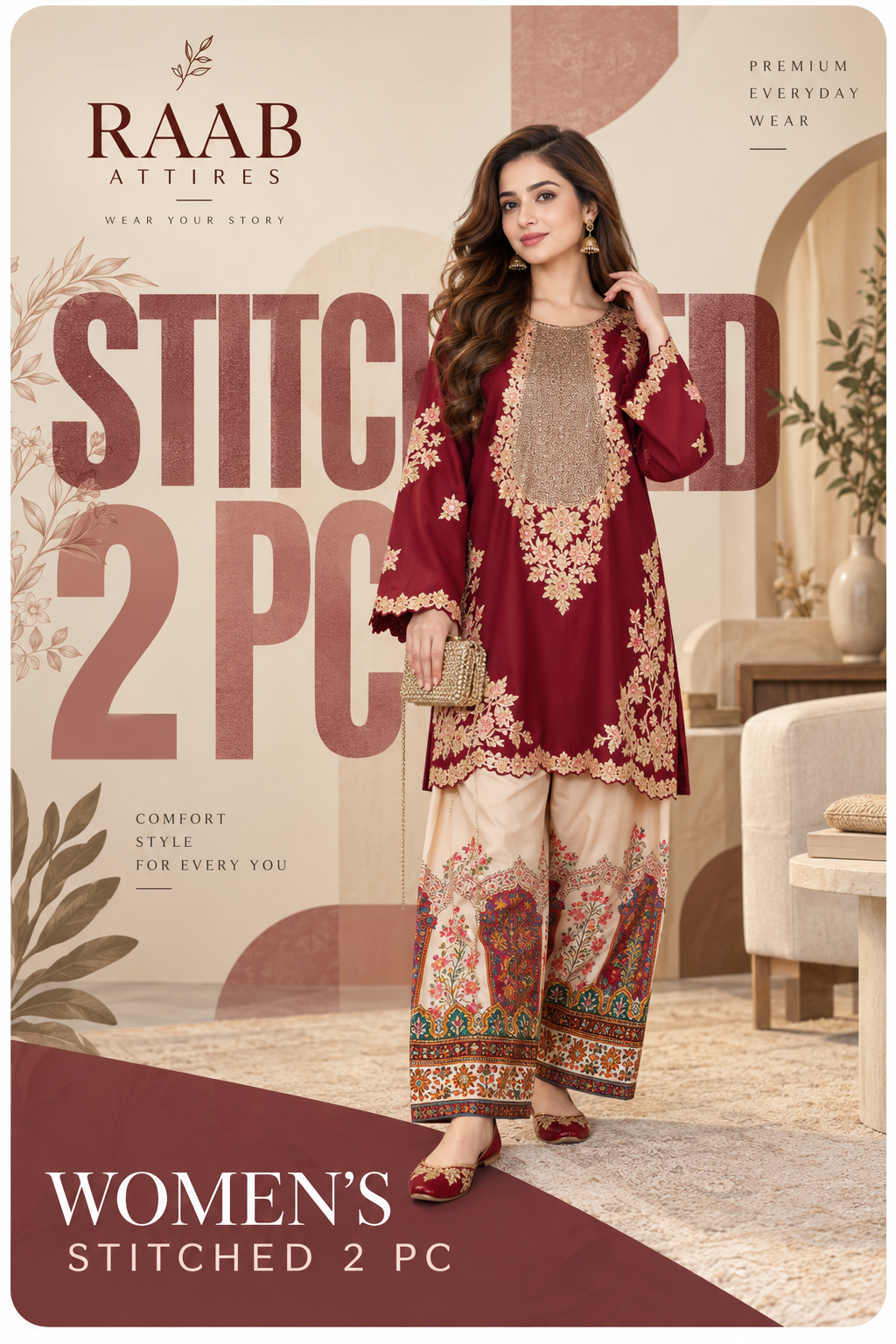 STITCHED 2 PIECE