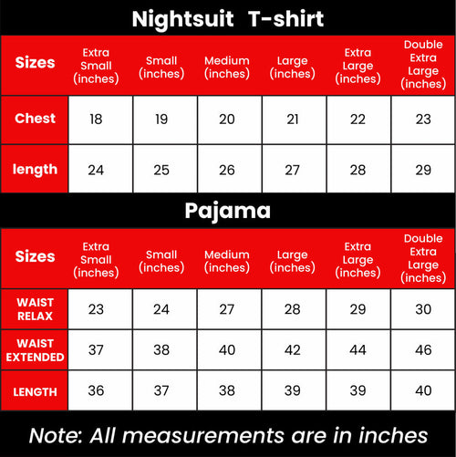 Women's Fantastic Print Night Suit – Soft Loose Fit Short Sleeve T-Shirt & Solid Pajama Set